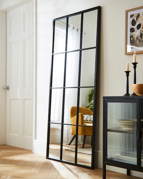Window Frame Leaner Mirror
