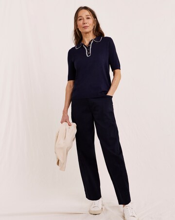 Julipa Scallop Trim Henley