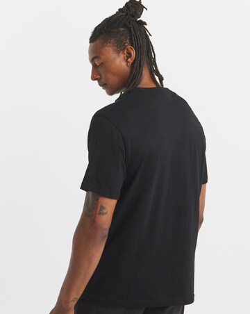 Pure Cotton Relaxed Fit T-Shirt- Black