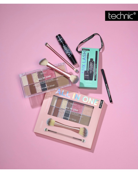 New In - Technic Palette & Brush Set with Mascara