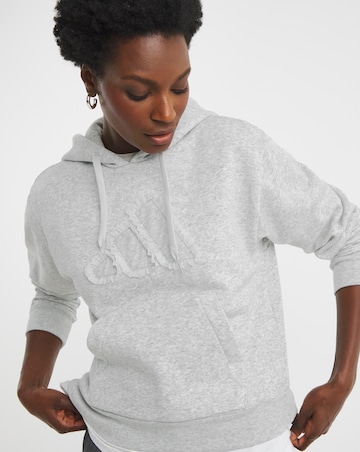 adidas Ruffled Logo Hoodie