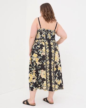 FatFace Phoebe Citrus Floral Midi Dress