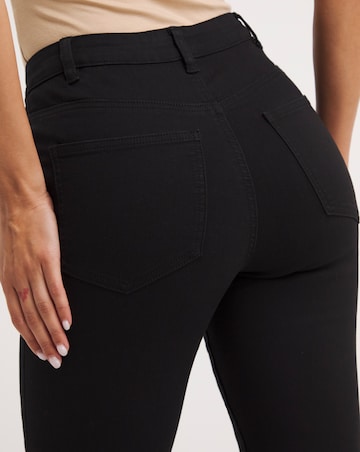 Simply Be Lexi Black High Waist Super Soft Slim Leg Jeans