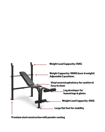 Marcy MWB-6501 Standard Weight Bench