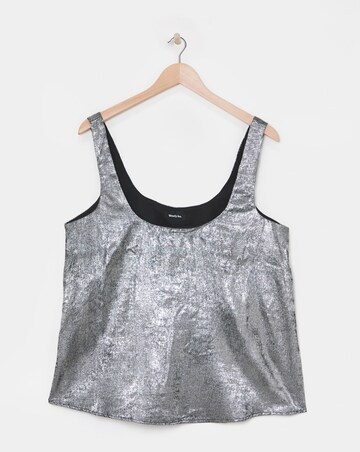 Silver Scoop Cami