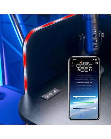 X Rocker Electra LED & Wireless Charging Desk