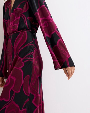 Phase Eight Rhea Printed Satin Maxi Dress