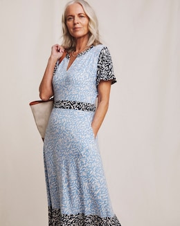 Julipa Mixed Print Jersey Dress
