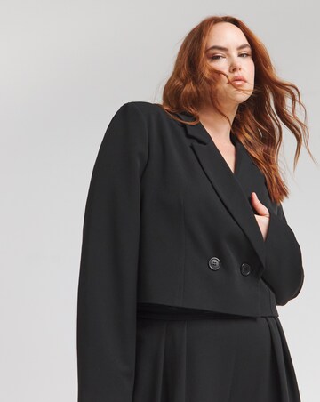 Flounce London Black Tailored Blazer