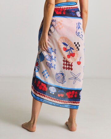 Magisculpt Dolce Vita Print Beach Sarong