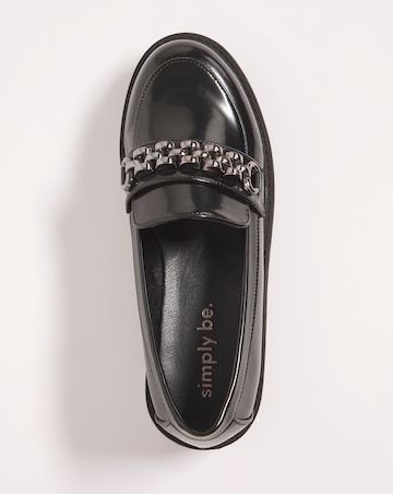 Dara Hardware Trim Loafer Shoes - Extra Wide Fit (EEE)