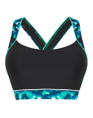 Sports Swim Crop Top