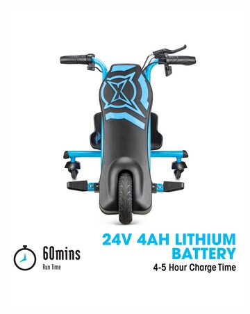 Xootz Cyclone Drift Trike 24V Lithium - Blue