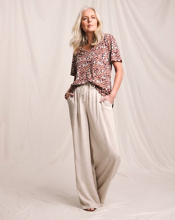 Julipa V Neck Printed T-Shirt