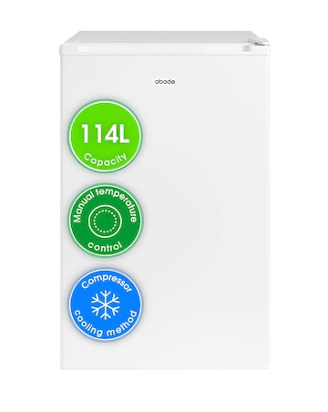ABODE 50CM UNDERCOUNTER LARDER FRIDGE - WHITE