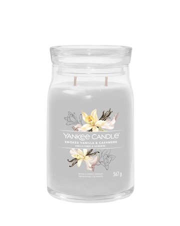 Yankee Candle Signature Large Jar Smoked Vanilla & Cashmere