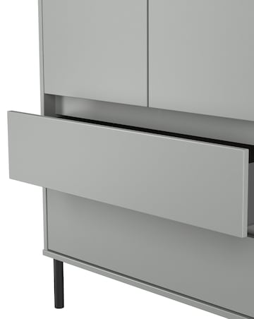 Sloan Ready Assembled 2 Door 2 Drawer Wardrobe