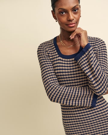 Nobody's Child Textured Midi Dress