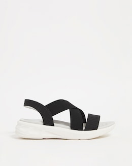 Cushion Walk Touch &amp; Close Strappy Sandal E Fit