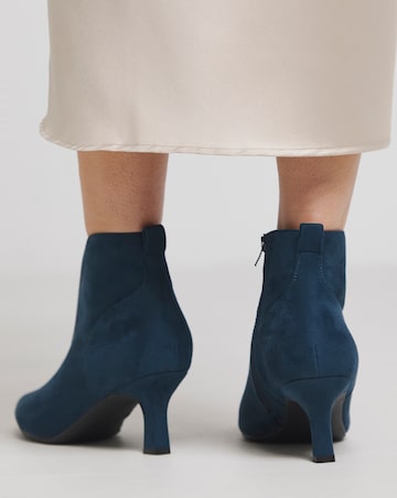 Candy Kitten Heel Shoe Boot - Wide Fit (E)