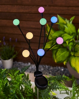 8-Stem GloGlobes Stake Light - Multi Coloured