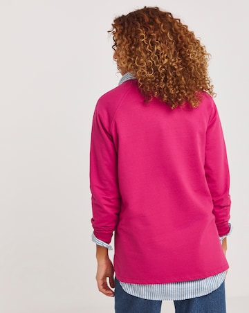 Pink Classic Longline Sweatshirt