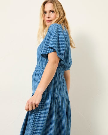 FatFace Rowen Check Midi Dress
