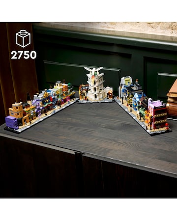 LEGO Harry Potter Diagon Alley Wizarding Shops, Wizard Set for Adults 76444