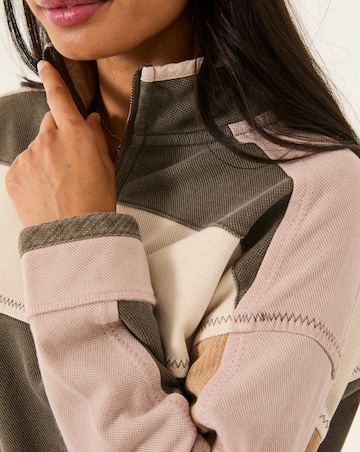FatFace Relaxed Airlie 1/4 Zip Jumper