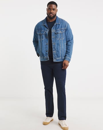 Dark Navy Cotton Crew Neck Jumper