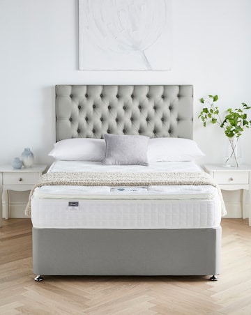 Silentnight 1000 Pocket Pillowtop Memory Divan Set with 2 Drawers