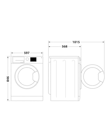 Indesit C YD C72 WWGL UK Condenser Tumble Dryer 7 kg - White + Installation