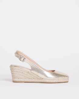 Slingback Espadrille - Wide Fit (E)