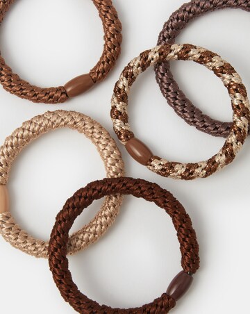 Accessorize 5pk Cord Hair Bands