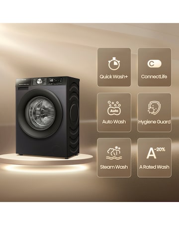 Hisense 3S Series WD3S104BB3 WiFi-enabled 10kg Washer Dryer - Black