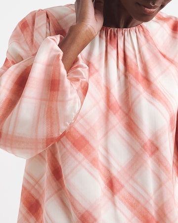 Bubble Sleeve Bubble Hem Top