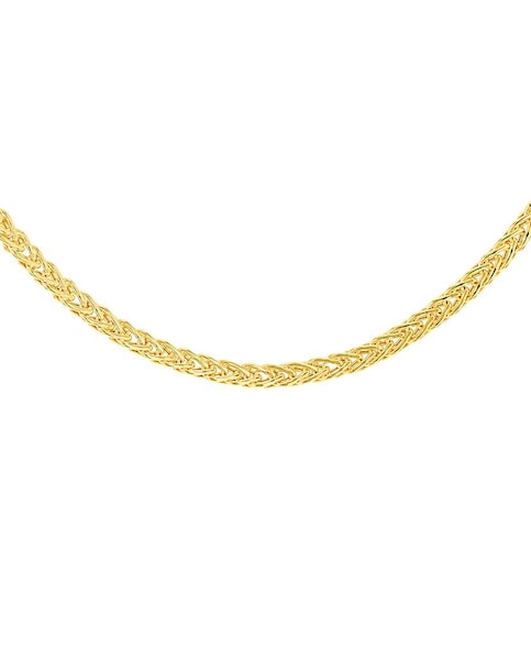 9ct Yellow Gold Flat Woven Chain