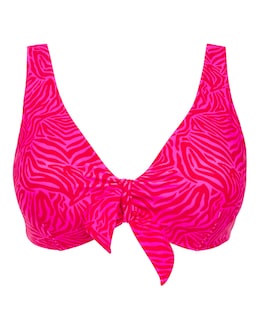 Mix And Match Non Wired Reversible High Apex Bikini Top