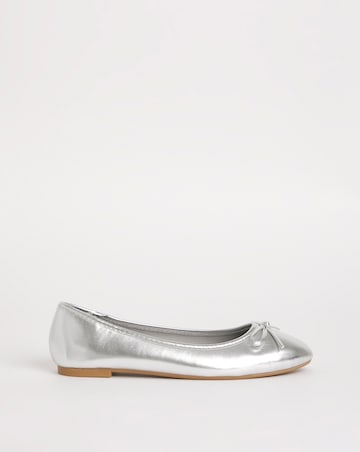 Selena Classic Flat Ballerina Shoes Wide E Fit Simply Comfort