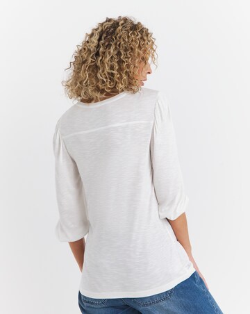 Volume Sleeve Boxy Top