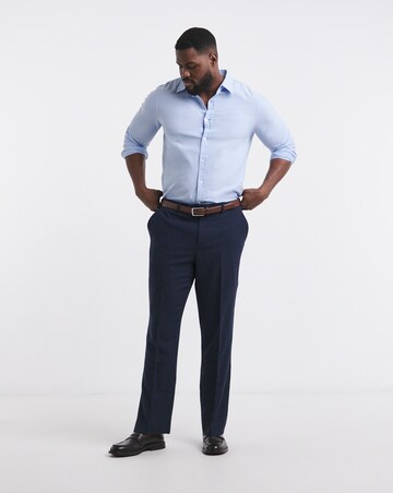 Wool Blend Regular Fit Suit Trouser