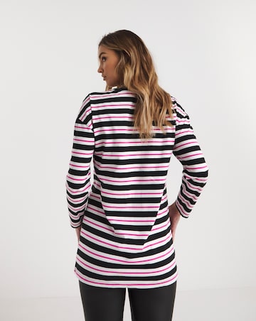 Long Sleeve Longline Oversized Tee
