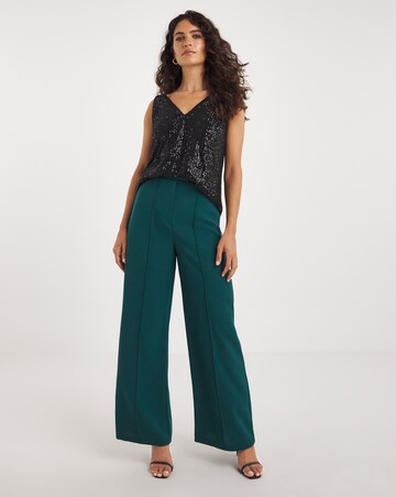 Black Sequin Vest