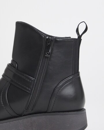 Heavenly Feet Cherish Buckle Boots Wide Fit