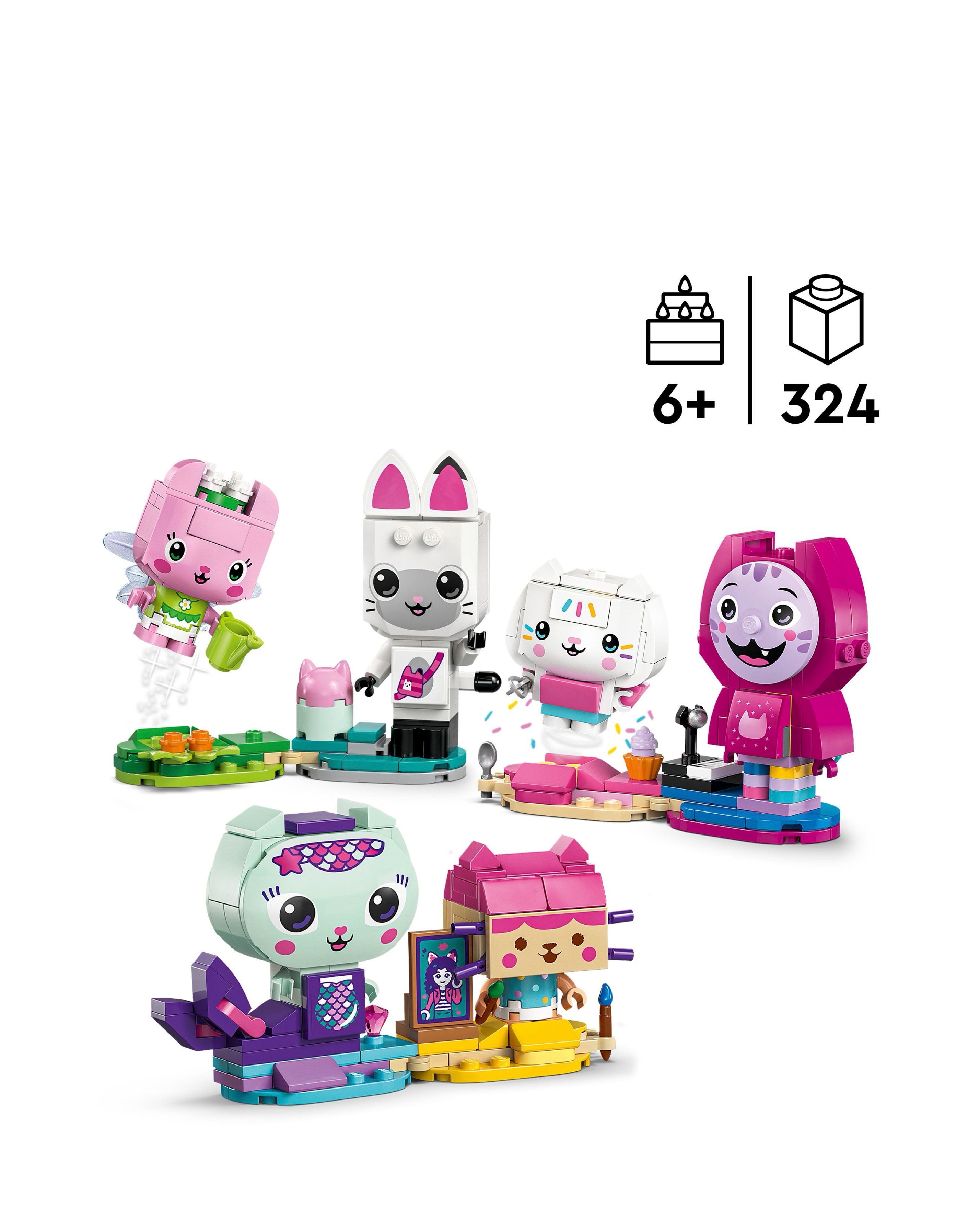 LEGO Gabby's Dollhouse Gabby's Brick-Built Cat Friends | Ambrose
