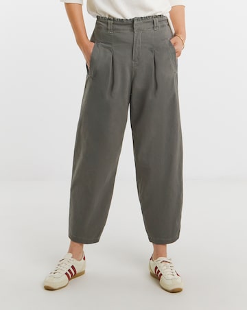 Pleat Front Cotton Chino