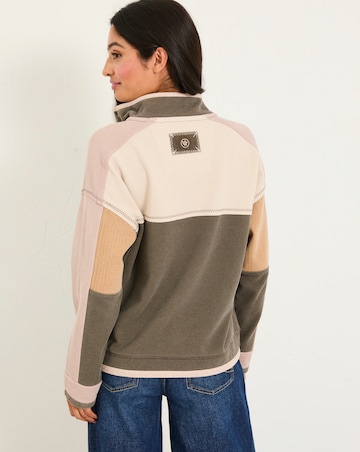 FatFace Relaxed Airlie 1/4 Zip Jumper
