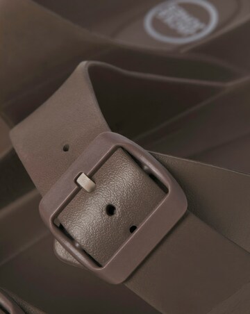 Jack & Jones Croxton Moulded Sandal - Coffee