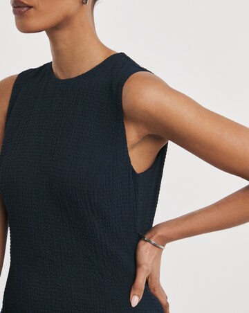 Whistles Erin Texture Midi Dress