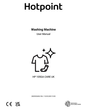 Hotpoint HP 105GA CARE UK Fabric Care Washing Machine - Grey + Installation